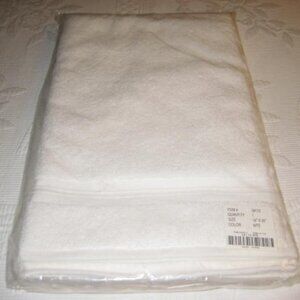 NWT Set of 2 Sundance Catalog Hand Towels White in Package Cotton Made in Turkey